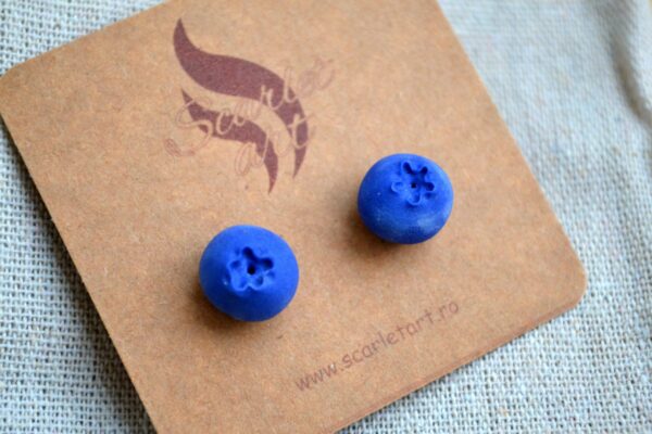 Cercei afină albastră