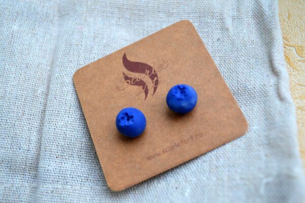 Cercei afină albastră