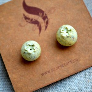 Cercei afină marble - Imagine 2