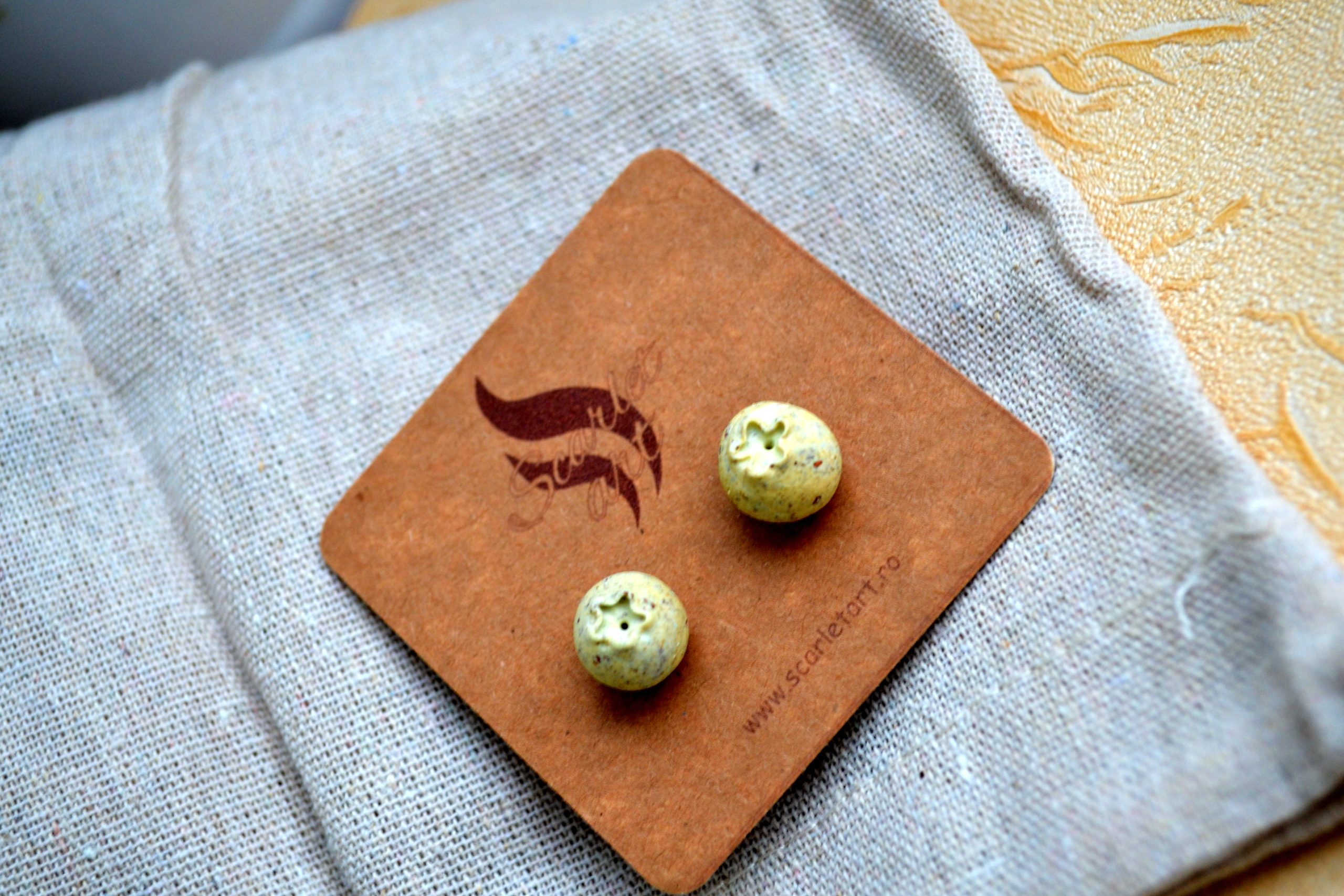 Cercei afină marble - Imagine 1