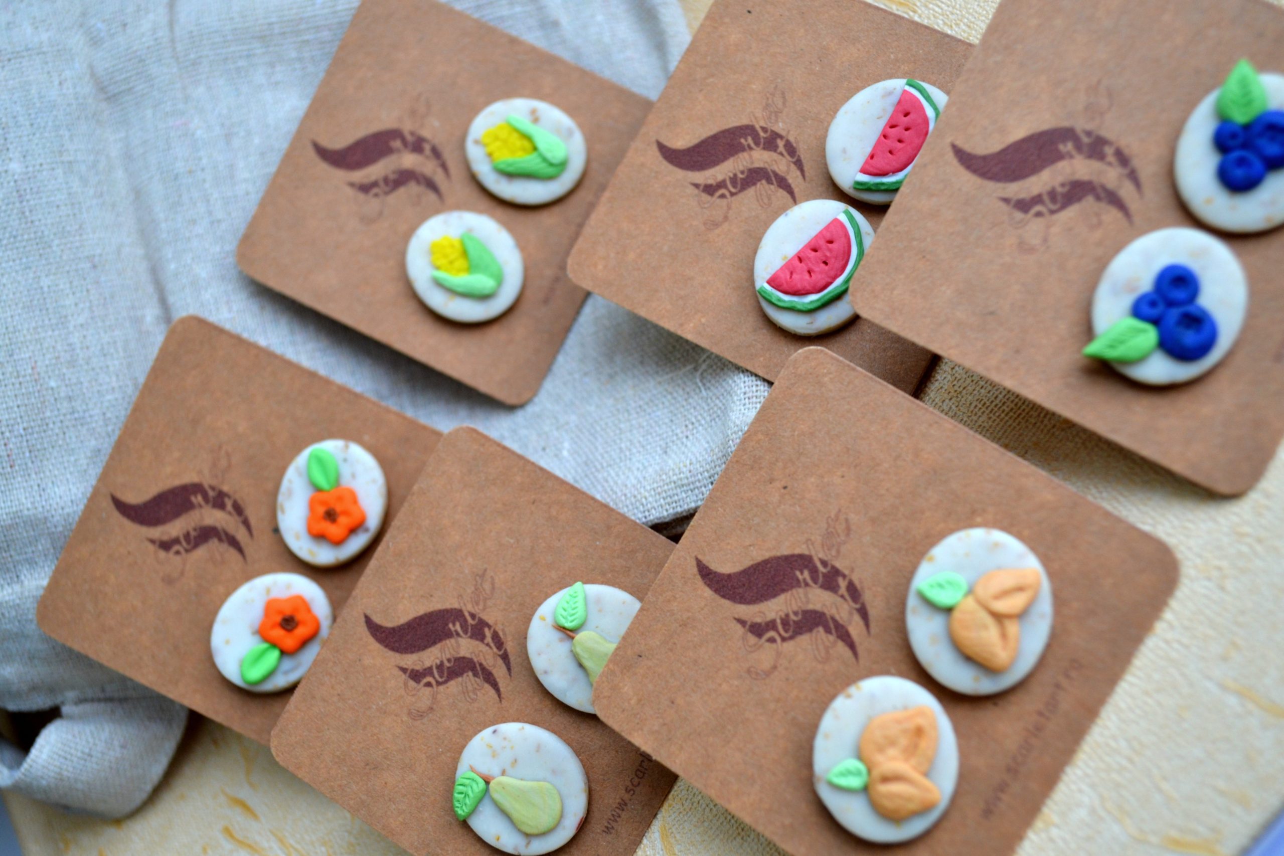 Cercei țintă piersici - Imagine 4