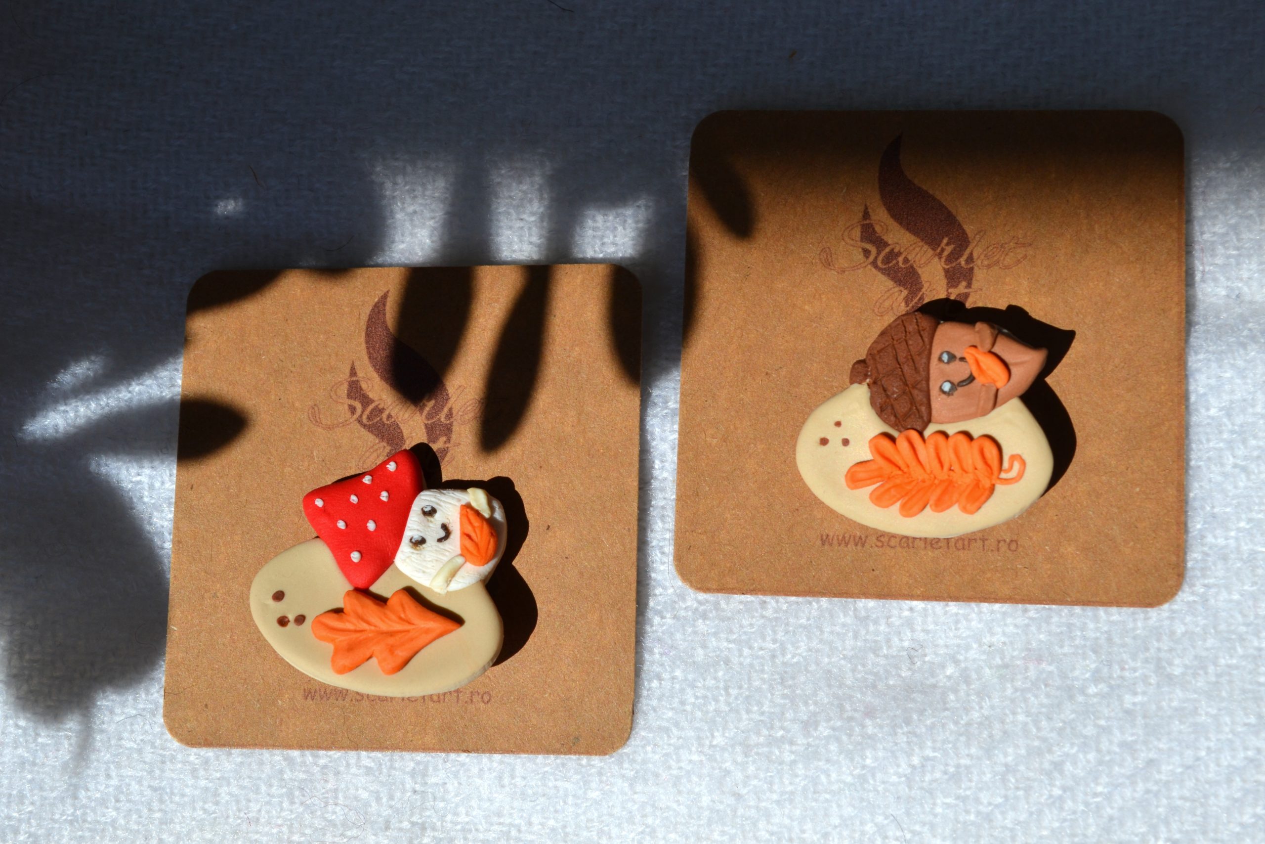 Broșă ghindă - Imagine 3