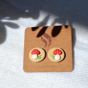 Cercei țintă ciupercuțe