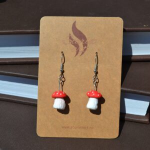 Cercei ciupercuțe 3d - Imagine 4