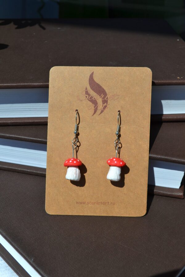 Cercei ciupercuțe 3d