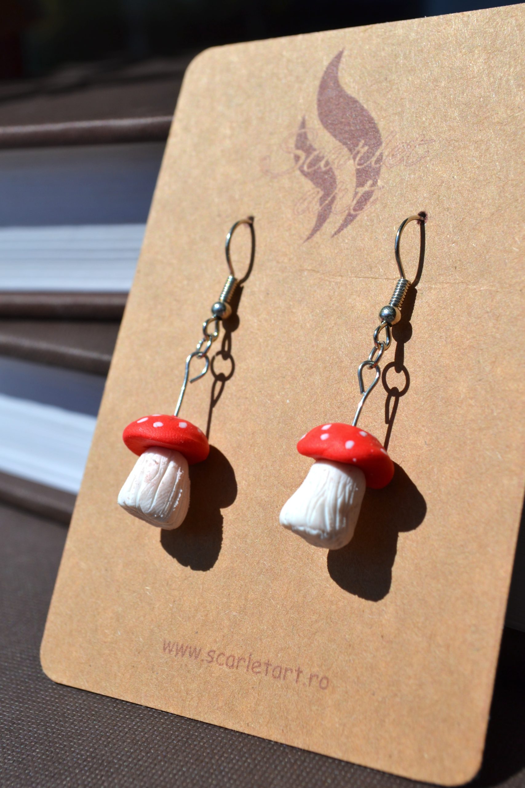 Cercei ciupercuțe 3d - Imagine 2