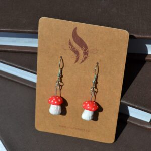 Cercei ciupercuțe 3d - Imagine 3