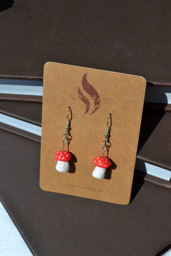 Cercei ciupercuțe 3d