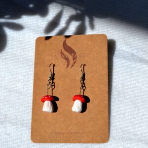 Cercei ciupercuțe 3d