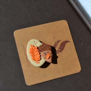 Broșă ghindă - Imagine 2