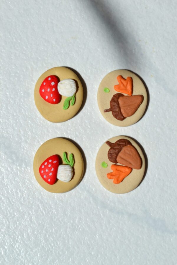 Cercei țintă ciupercuțe