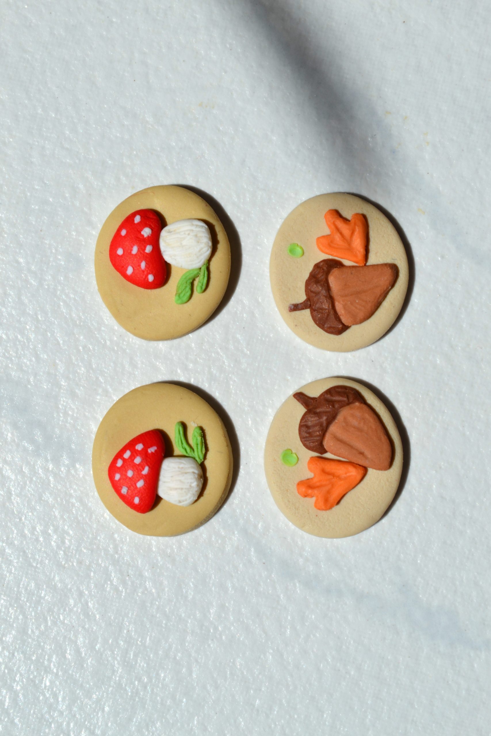 Cercei țintă ciupercuțe - Imagine 3