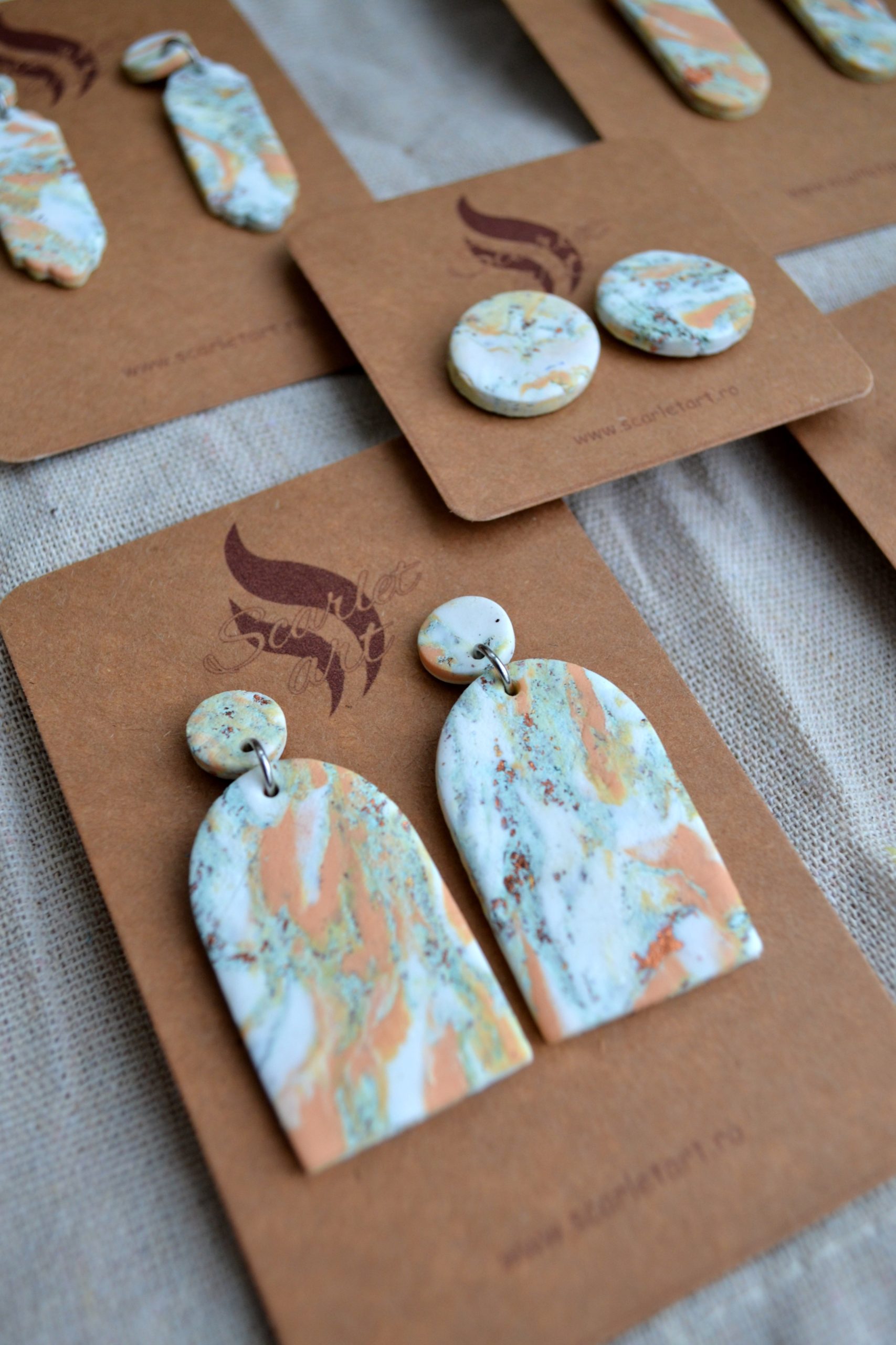 Cercei marble 2 - Imagine 2