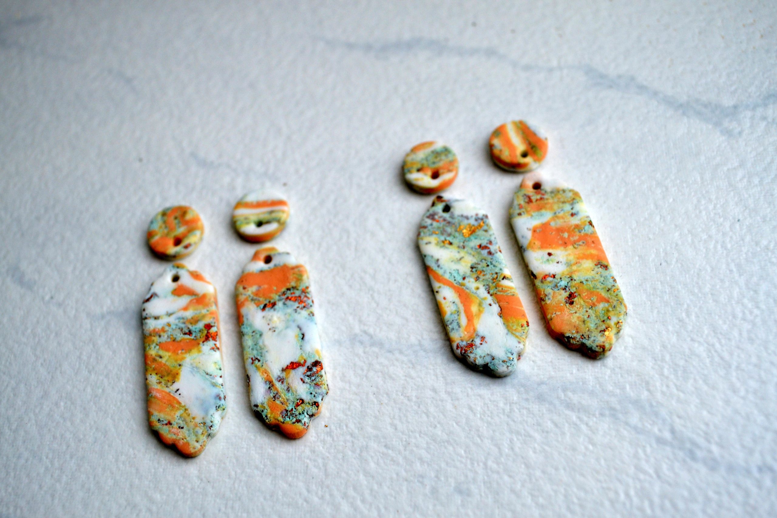 Cercei marble 3 - Imagine 2