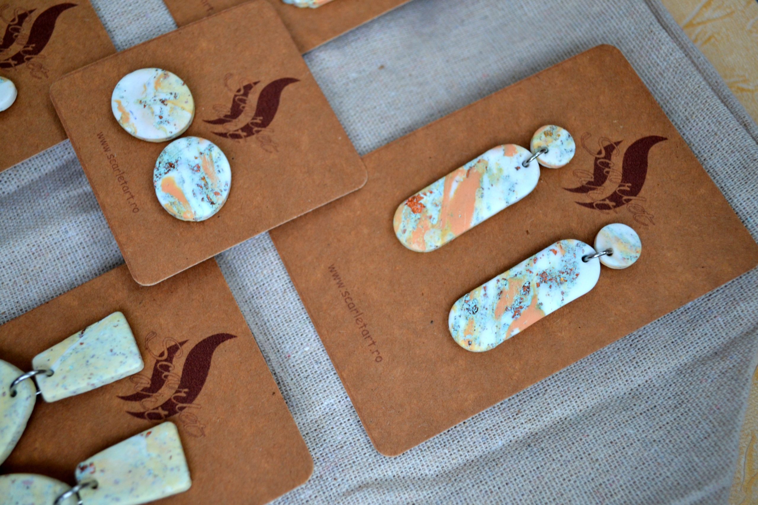 Cercei marble 4 - Imagine 3