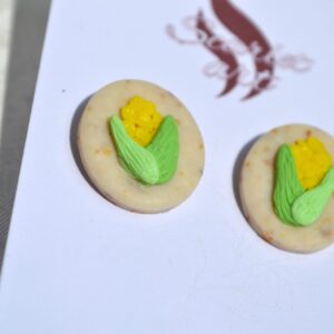 Cercei țintă porumb - Imagine 3