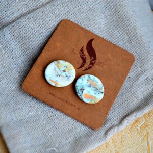 Cercei țintă marble - Imagine 4