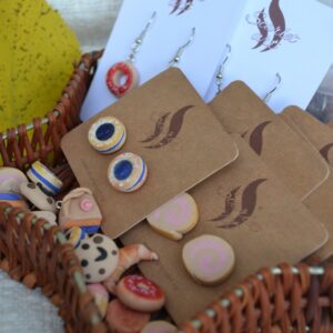 Cercei felie de tort - Imagine 3