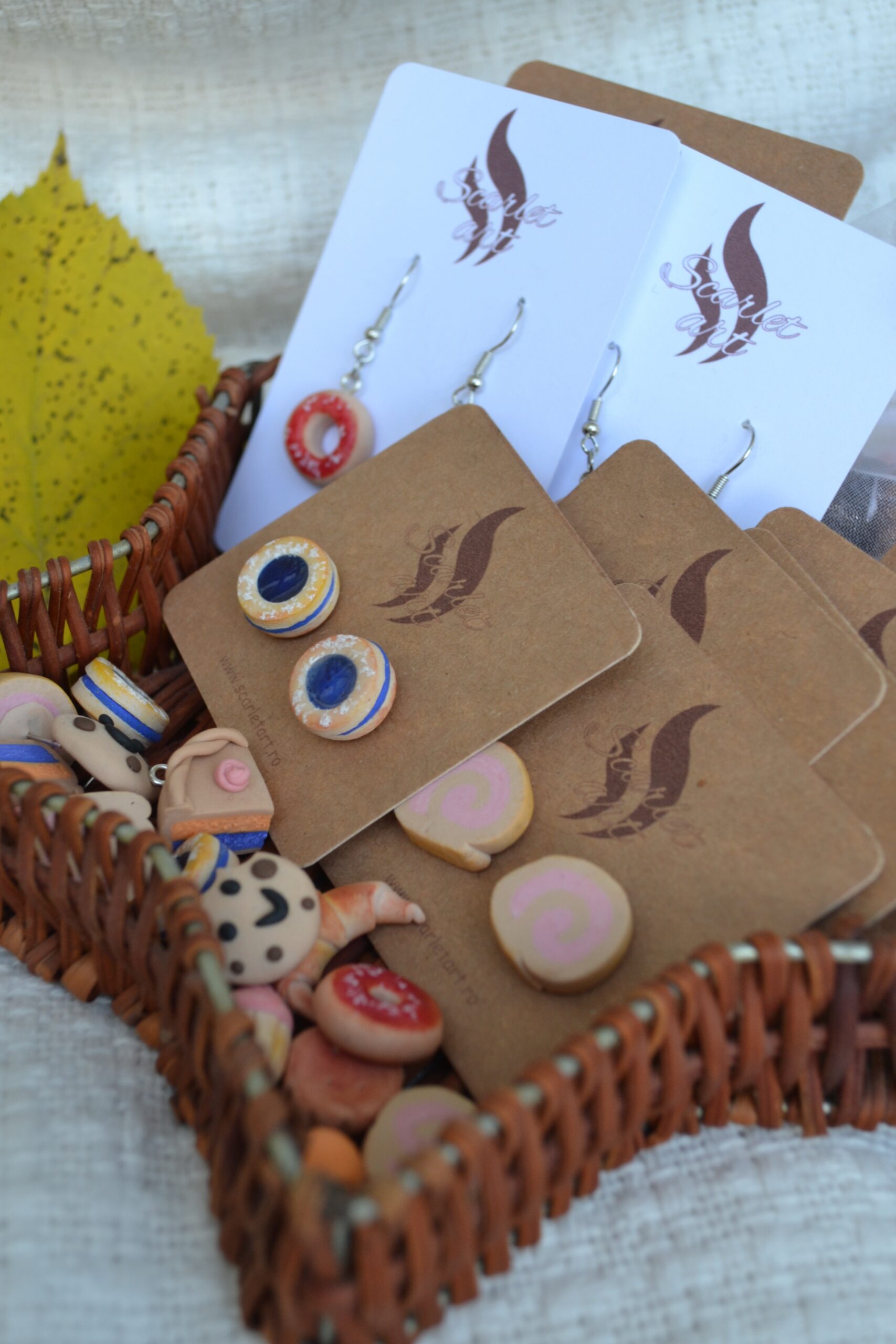 Cercei felie de tort - Imagine 3