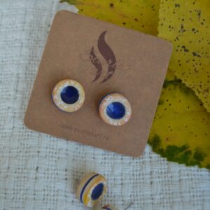 Cercei linzer cu dulceață de afine