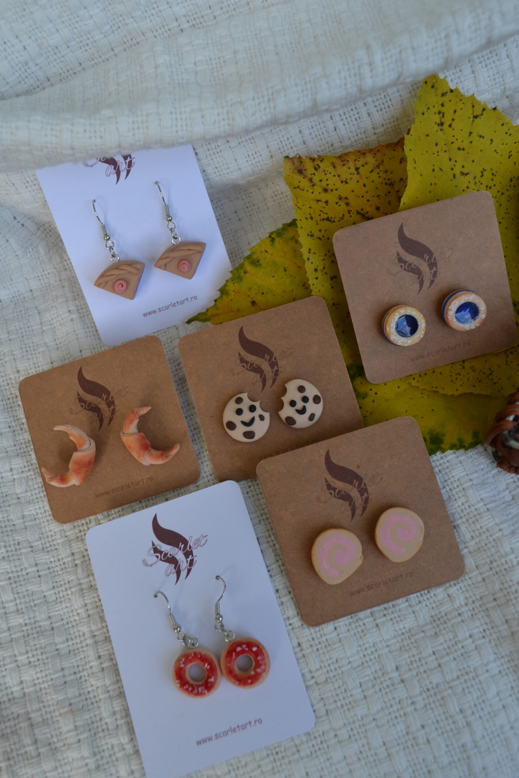 Cercei felie de tort - Imagine 4