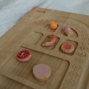 Colier roz cu prăjituri - Imagine 3