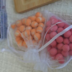 Colier roz cu prăjituri - Imagine 5