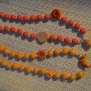 Colier roz cu prăjituri - Imagine 9