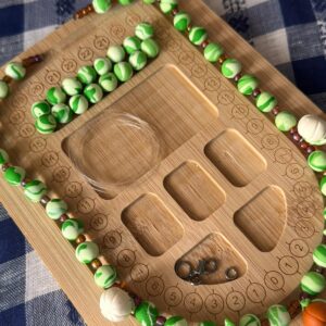 Colier verde cu dovlecei - Imagine 3