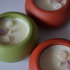 Lumânare decorată cu fructe - Imagine 2