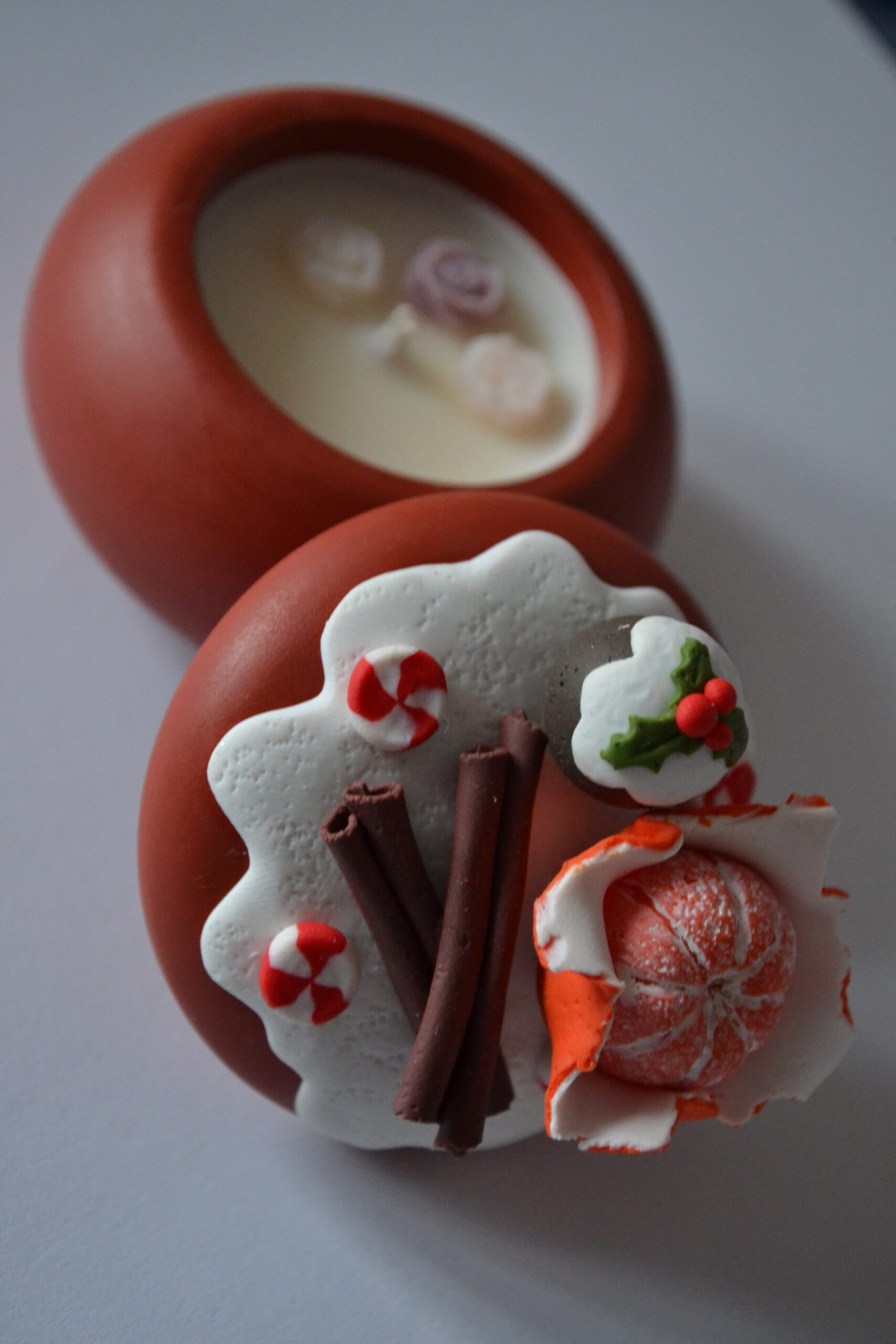 Lumânare decorată cu fructe 2 - Imagine 1