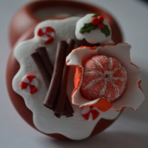 Lumânare decorată cu fructe 2 - Imagine 3