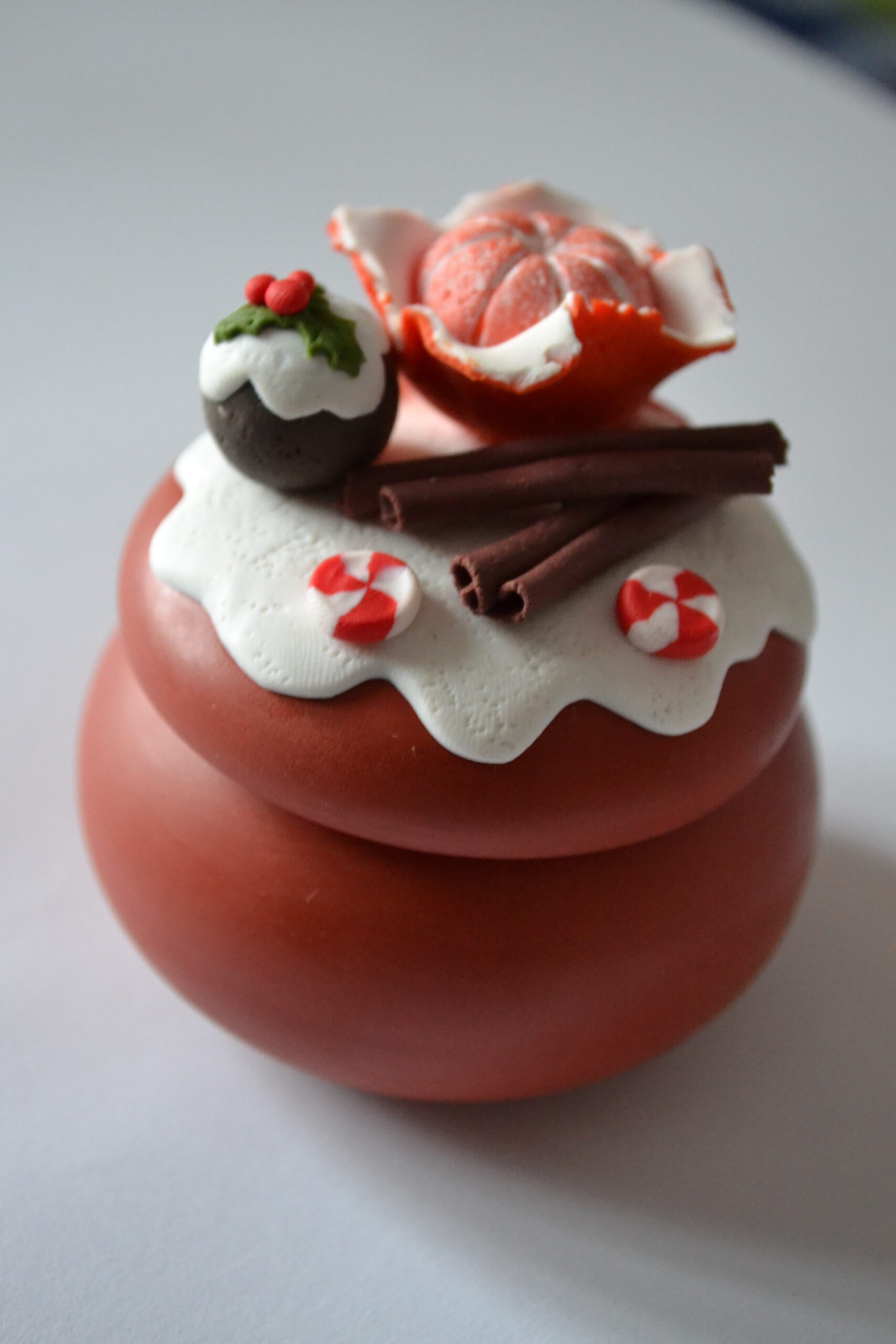 Lumânare decorată cu fructe 2 - Imagine 2