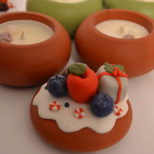 Lumânare decorată cu fructe - Imagine 4