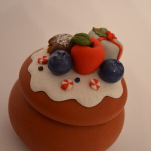 Lumânare decorată cu fructe - Imagine 3