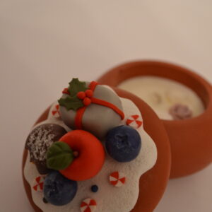 Lumânare decorată cu fructe - Imagine 5