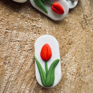 Broșă lalea - Imagine 4