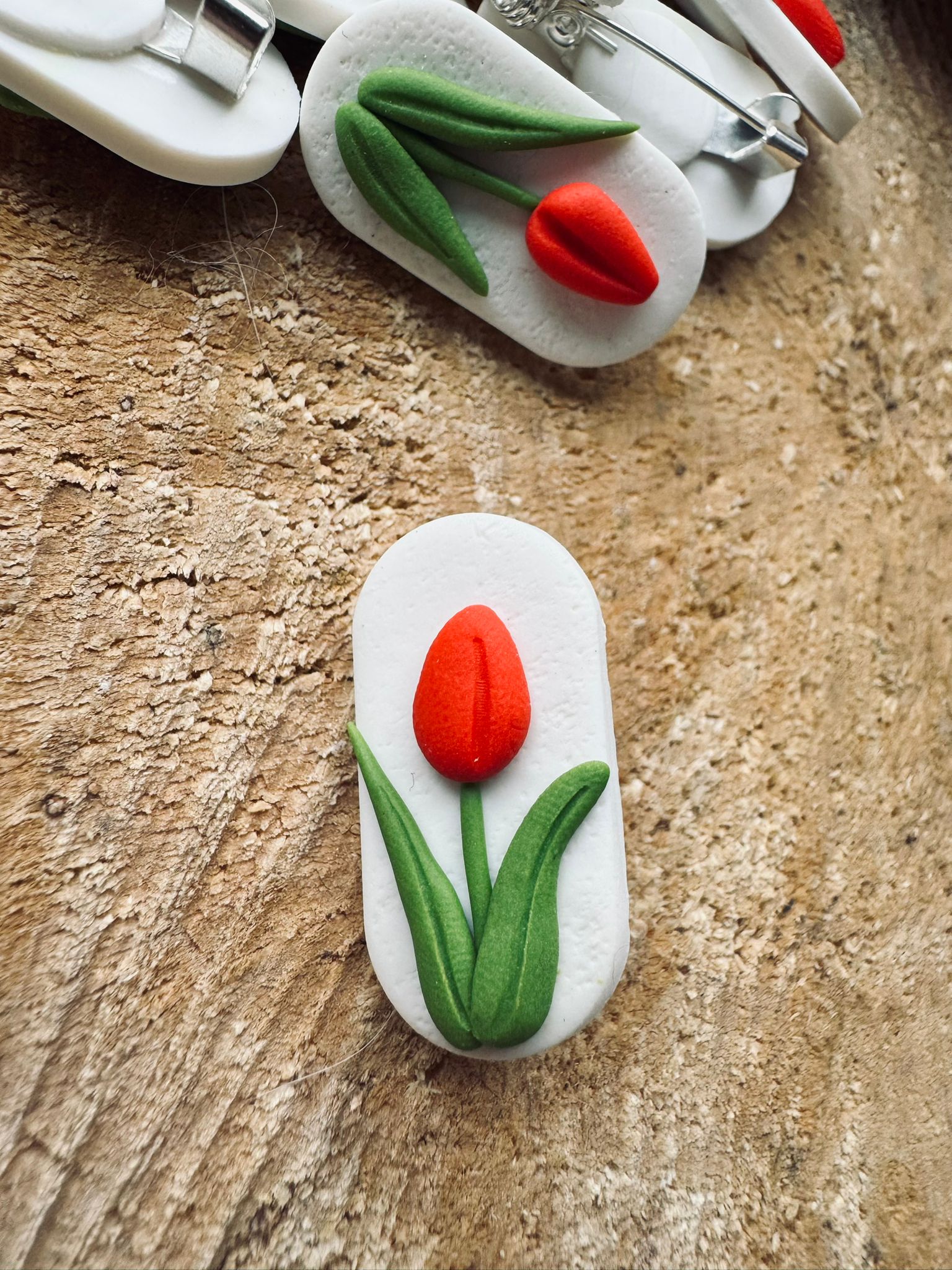 Broșă lalea - Imagine 4