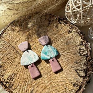 Cercei marble 3 elemente - Imagine 16