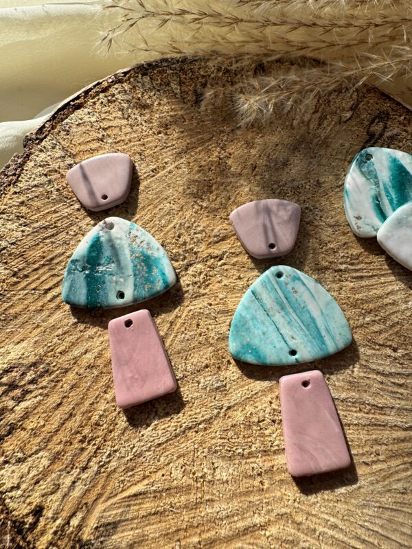 Cercei marble 3 elemente