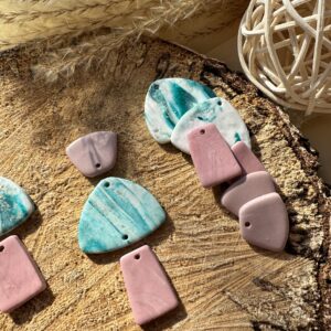 Cercei marble 3 elemente - Imagine 14