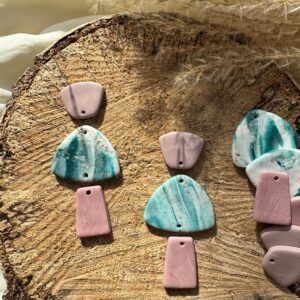 Cercei marble 3 elemente - Imagine 13