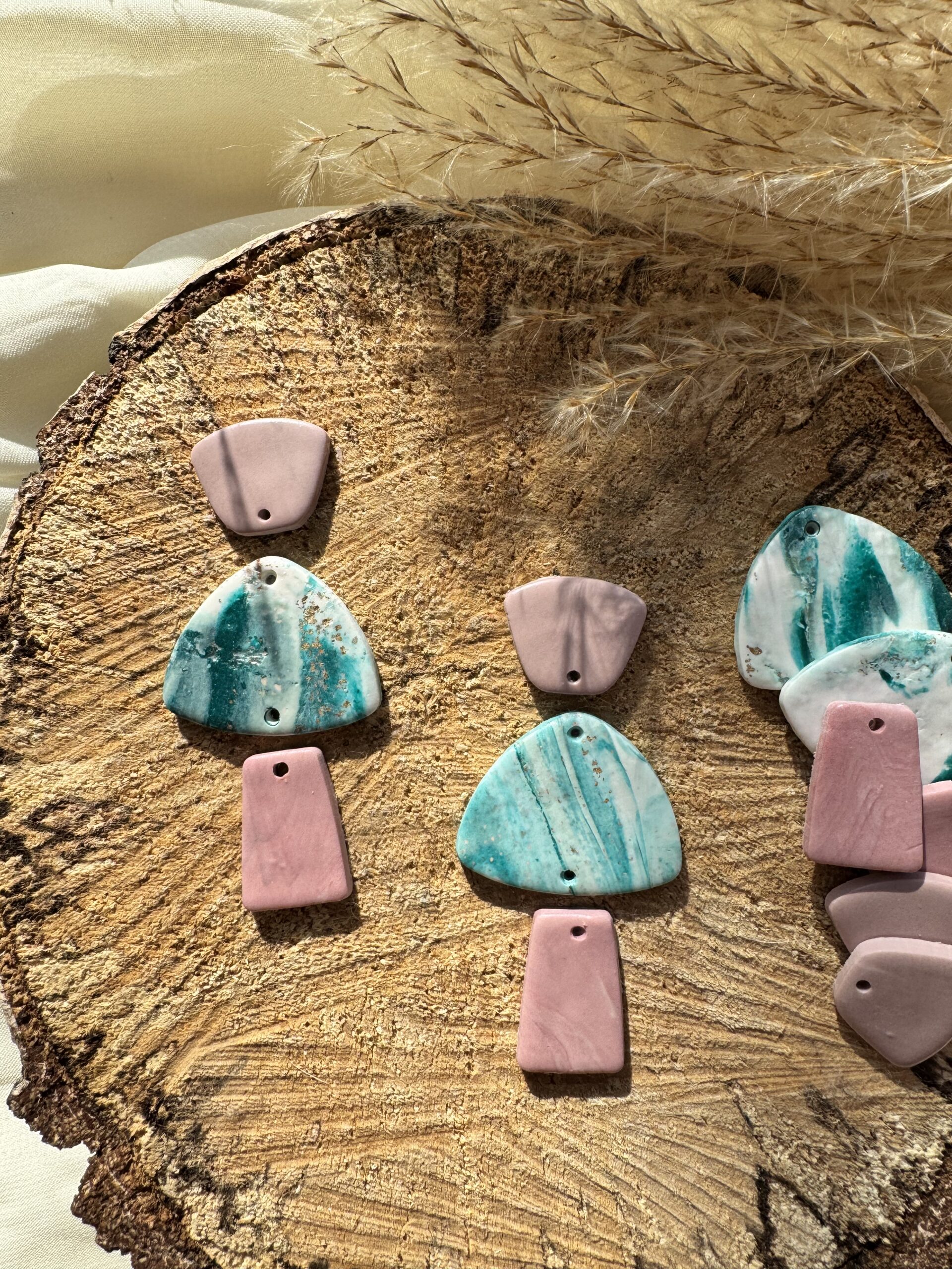 Cercei marble 3 elemente - Imagine 13