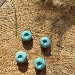 Cercei afină albastră marble - Imagine 4