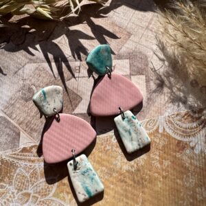 Cercei marble 3 elemente