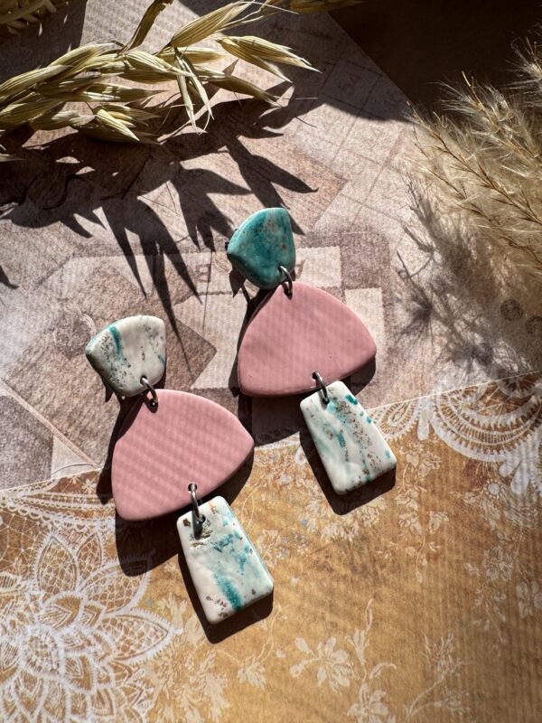 Cercei marble 3 elemente