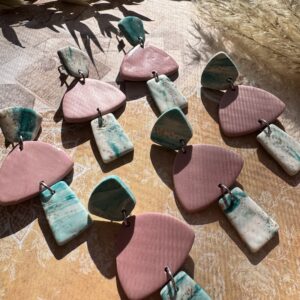 Cercei marble 3 elemente - Imagine 7