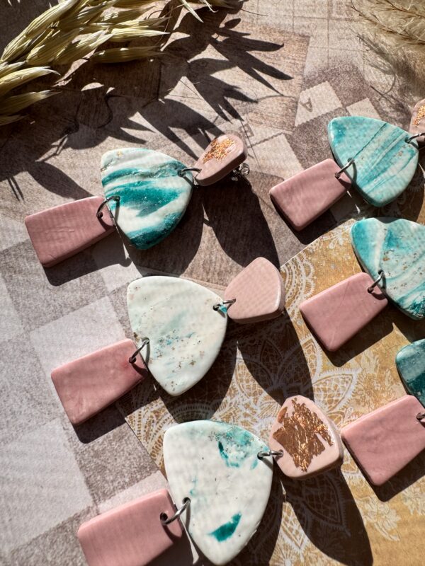 Cercei marble 3 elemente