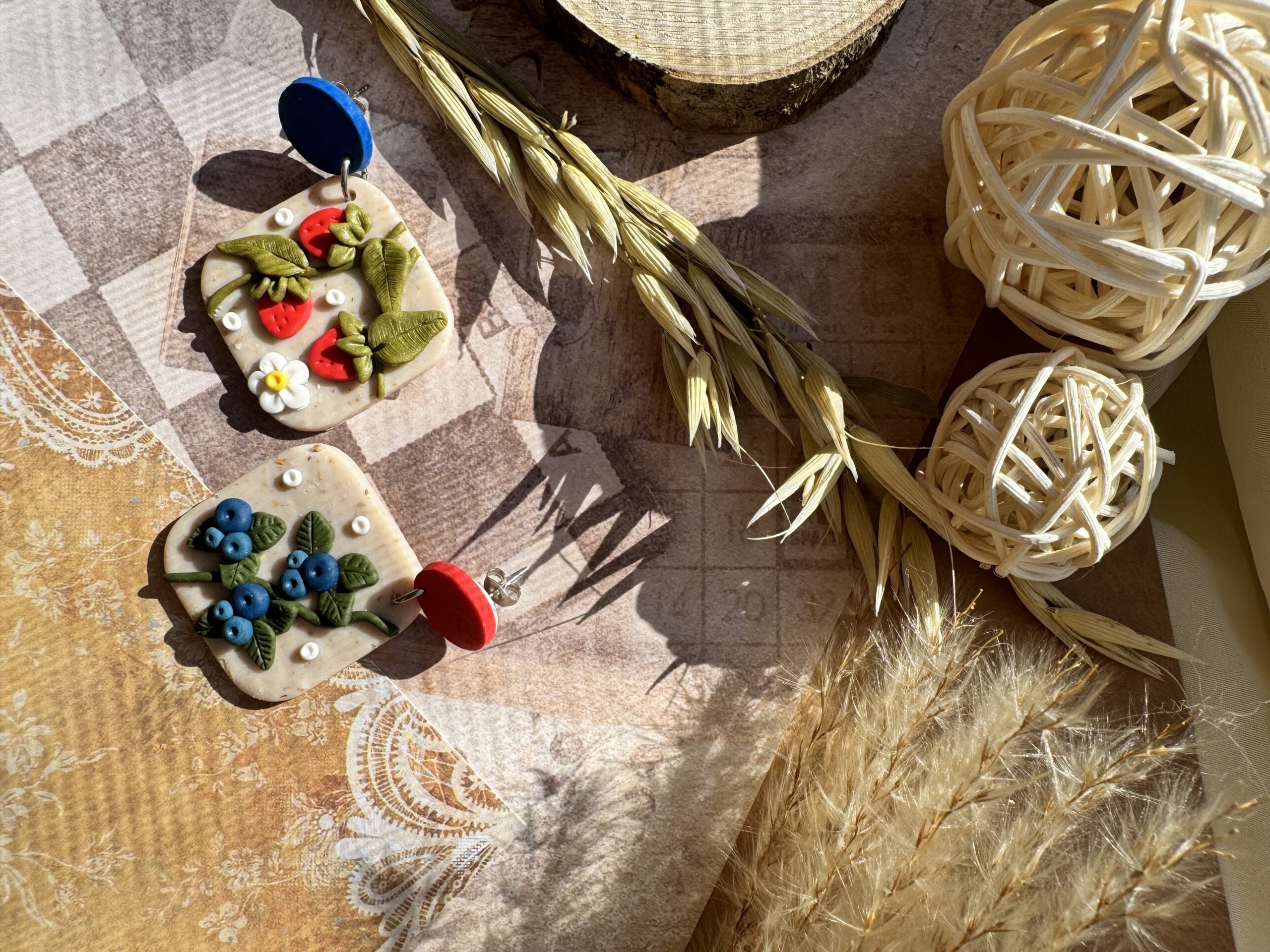 Cercei afine și căpșune - Imagine 5