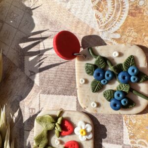 Cercei afine și căpșune - Imagine 3